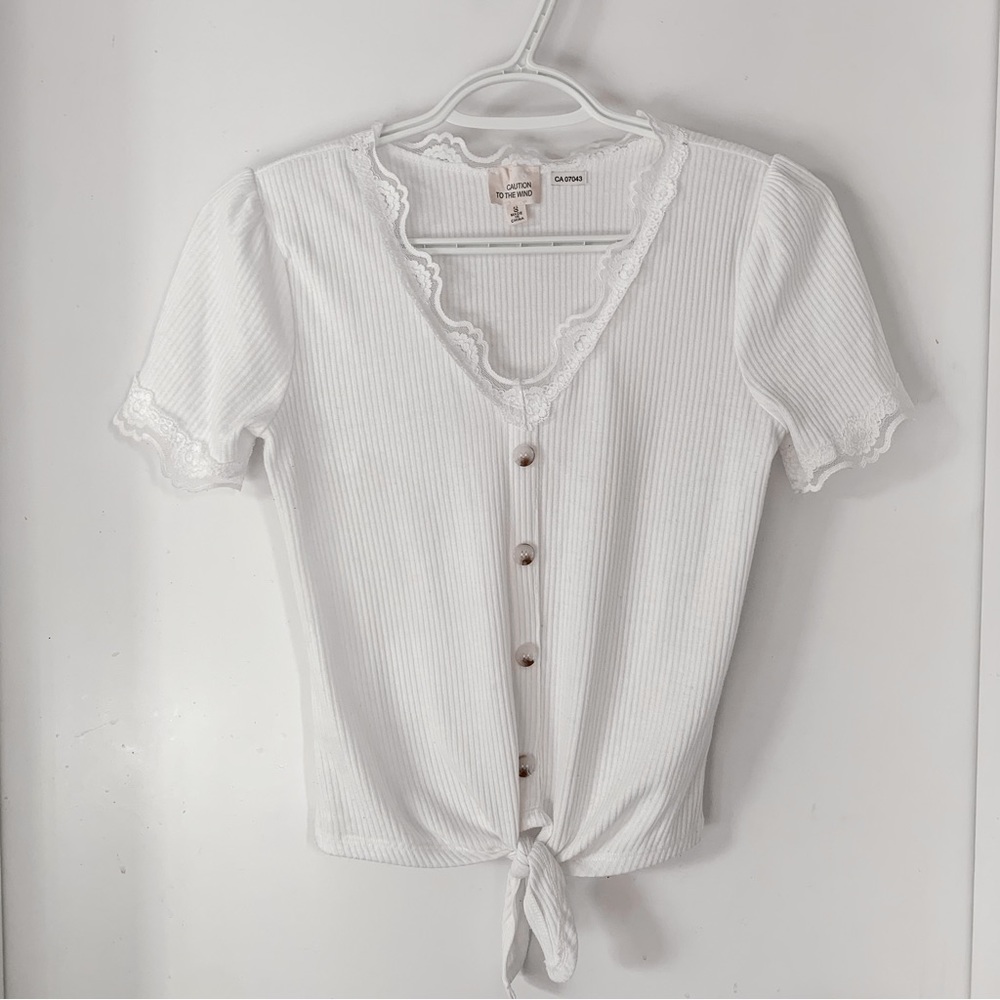 Knotted Tie Crop Top